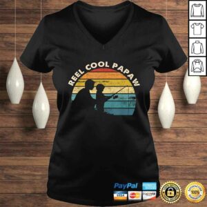 Funny Mens Vintage Reel Cool Papaw Fishing Shirt Father’s Day Shirt