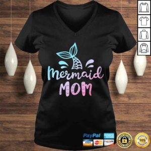 Funny Mermaid Mom Funny Women Mommy Mama Family Matching Birthday Gift Top