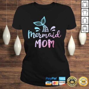 Funny Mermaid Mom Funny Women Mommy Mama Family Matching Birthday Gift Top 3