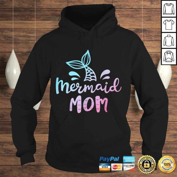 Funny Mermaid Mom Funny Women Mommy Mama Family Matching Birthday Gift Top