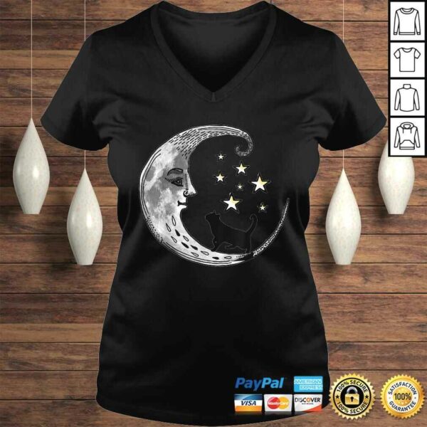 Funny Moon and Stars with Black CaGift Top