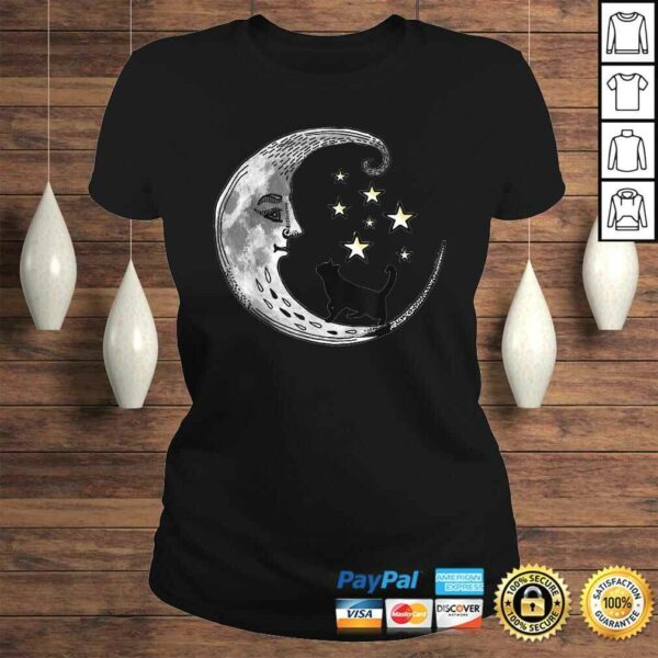 Funny Moon and Stars with Black CaGift Top