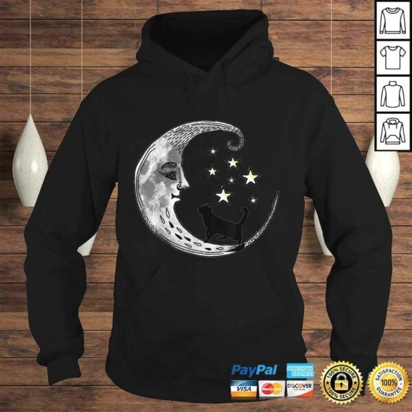 Funny Moon and Stars with Black CaGift Top