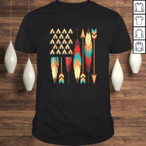Funny Native American Pride USA Flag T-shirt Funny Native American Pride USA Flag T-shirt
