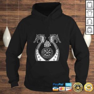 Funny Norse Mythology Odin Wolfs Viking Valknut Vegwisir TShirt 3 Funny Norse Mythology Odin Wolfs Viking Valknut Vegwisir TShirt 4