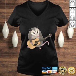Funny Opossum playing the acoustic guitar – possum Tee T-Shirt
