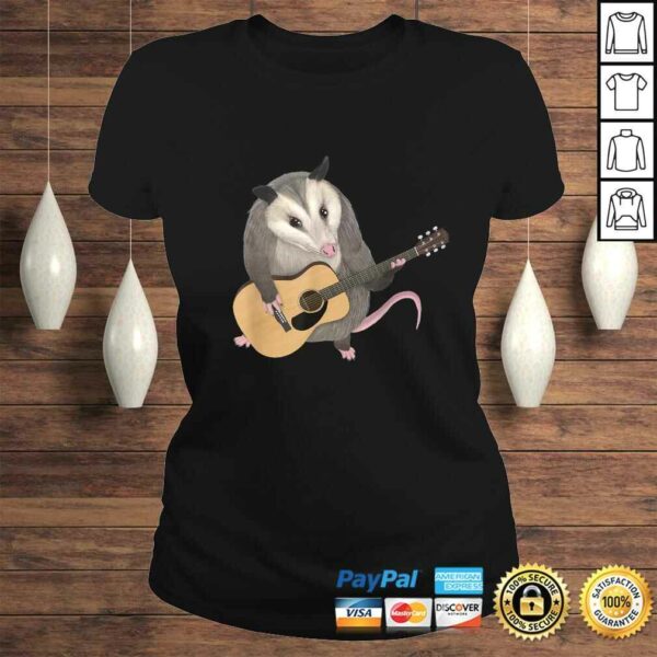Funny Opossum playing the acoustic guitar – possum Tee T-Shirt