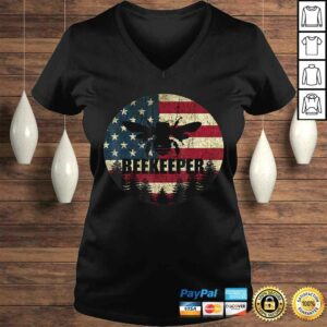 Funny Patriotic Beekeeper Shirt American Flag 4th of july Gift Bee TShirt