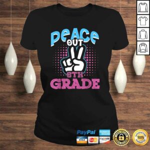 Funny Peace Out 8th Grade Shirt First Last Day of School 3