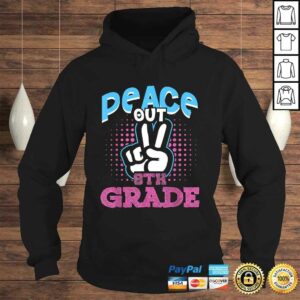 Funny Peace Out 8th Grade Shirt First Last Day of School 4