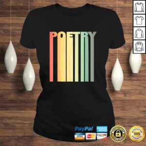 Funny Poetry Shirt Vintage Poetry Slam Shirt Gift for Women TShirt 3