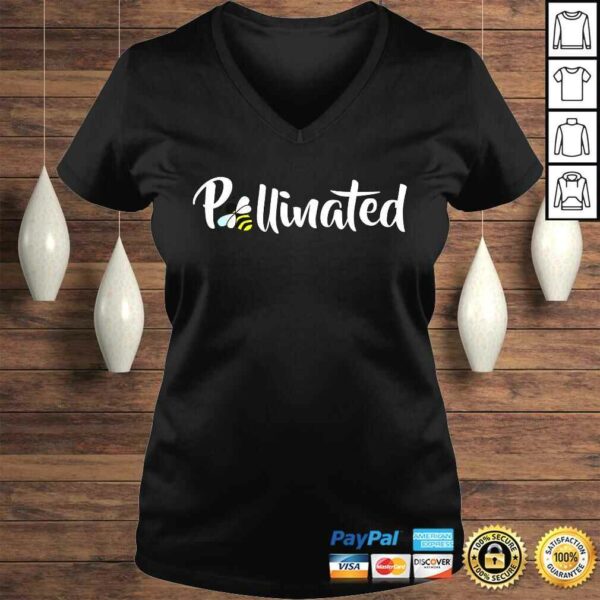 Funny Pregnancy AnnouncemenShirt Pollinated Women Tee
