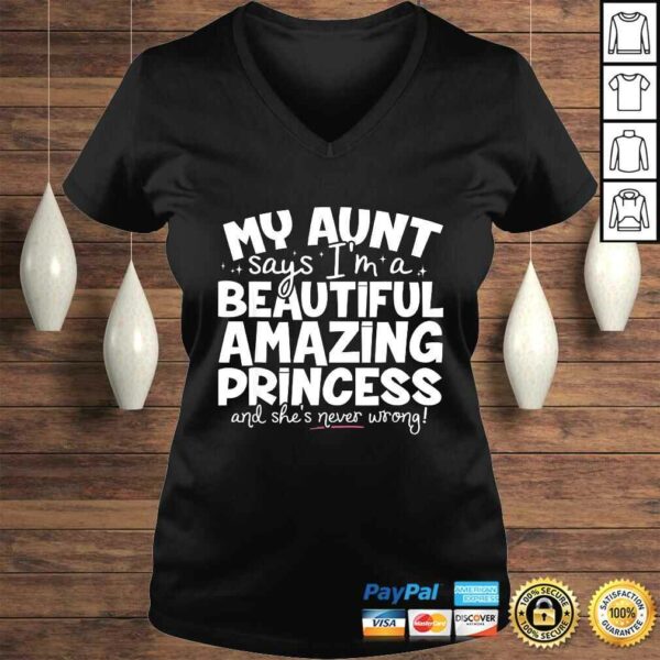 Funny Princess Shirt Unique Gift For Niece From Auntie