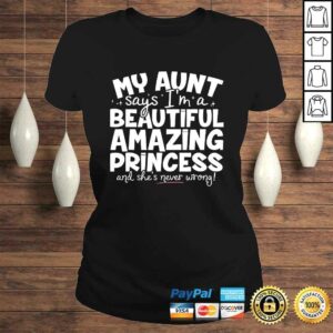 Funny Princess Shirt Unique Gift For Niece From Auntie 3