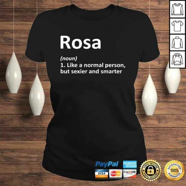 Funny ROSA Definition Personalized Name Funny Birthday Gift Idea Shirt