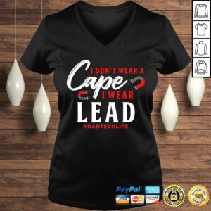 Funny Radiology Tech Super Hero Shirt, No Cape Here Just Lead Tee T-Shirt