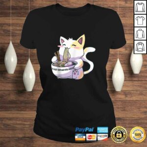 Funny Ramen Cat Kawaii Neko Anime Cute Japanese Gift TShirt Gift 3