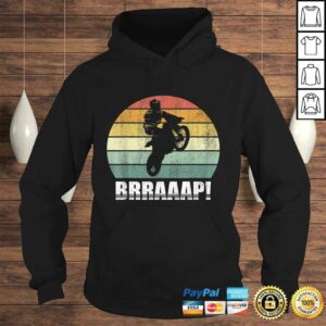 Funny Retro Brraaap Funny Dirt Bike Motocross Shirt For Riders Tee Shirt 4