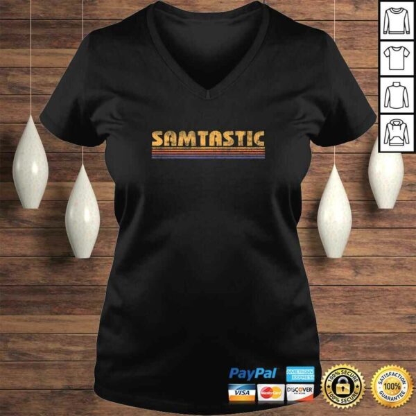 Funny Retro Samtastic First Name Sam Samantha Funny Tee Shirt