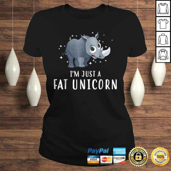 Funny Rhinos Are Just Fat Unicorns Funny TShirt