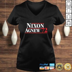 Funny Richard Nixon 72 Retro Presidential Campaign TShirt