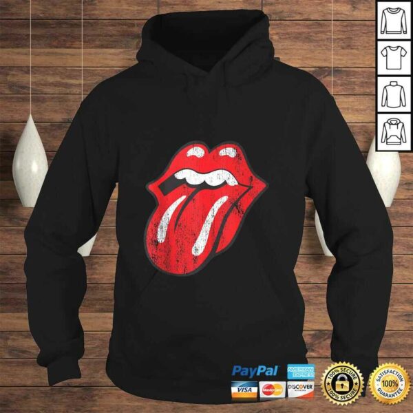 Funny Rolling Stones Official Distressed Tongue Tee T-Shirt