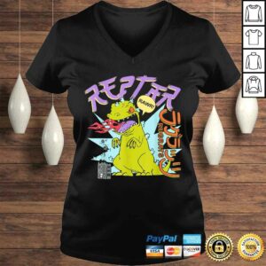 Funny Rugrats Fire Breathing Reptar Rawr Retro Graphic TShirt