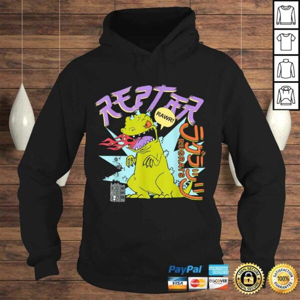 Funny Rugrats Fire Breathing Reptar Rawr Retro Graphic TShirt