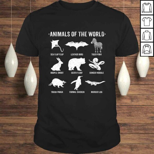Funny SIMPLE VINTAGE HUMOR FUNNY RARE ANIMALS OF THE WORLD T-shirt