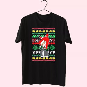Funny Santa Claus Keg Stand T Shirt Xmas Design Funny Santa Claus Keg Stand T Shirt Xmas Design