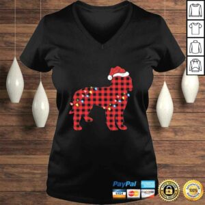 Funny Santa Hat Christmas Goldendoodle Pajama Long Sleeve TShirt