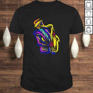 Funny Saxophonist Jazz Musician Gift Idea Saxophone V-Neck T-Shirt Funny Saxophonist Jazz Musician Gift Idea Saxophone V-Neck T-Shirt