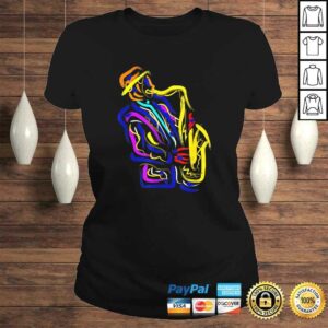 Funny Saxophonist Jazz Musician Gift Idea Saxophone V-Neck T-Shirt 2 Funny Saxophonist Jazz Musician Gift Idea Saxophone V Neck T Shirt 3
