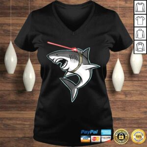 Funny Shark with Laser Beam Graphic Shirt