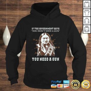 Funny Sitting Bull 2nd Second Amendment Pro Guns Owner Rights Gag TShirt 4