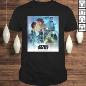 Funny Star Wars Celebration Mural Empire Strikes Back Logo Tee Shirt Funny Star Wars Celebration Mural Empire Strikes Back Logo Tee Shirt