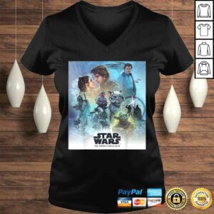 Funny Star Wars Celebration Mural Empire Strikes Back Logo Tee Shirt