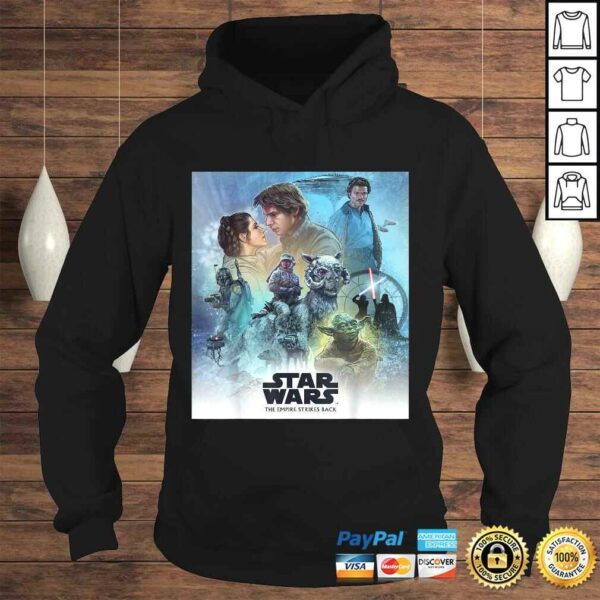 Funny Star Wars Celebration Mural Empire Strikes Back Logo Tee Shirt