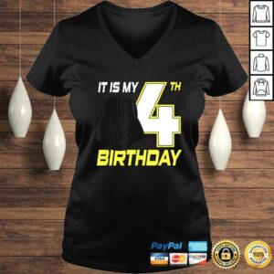 Funny Star Wars Darth Vader 4th Birthday Shirt