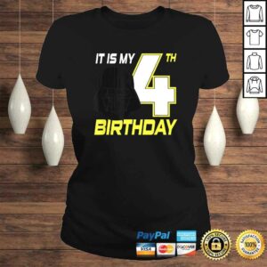 Funny Star Wars Darth Vader 4th Birthday Shirt 2 Funny Star Wars Darth Vader 4th Birthday Shirt 3