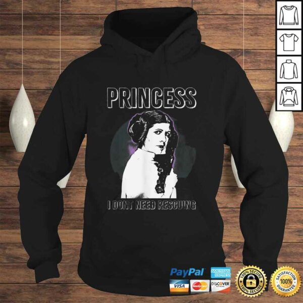 Funny Star Wars Princess Leia I Don’t Need Rescuing Shirt