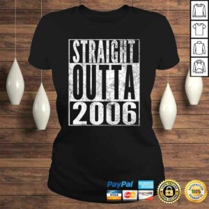 Funny Straight Outta 2006 14th Birthday Gift 14 Years Old Boy Girl TShirt 3