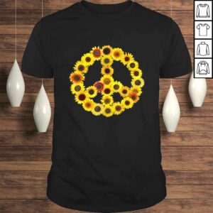 Funny Sunflowers Peace Sign 60s 70s Love Kindness & Freedom TShirt Gift Funny Sunflowers Peace Sign 60s 70s Love Kindness & Freedom TShirt Gift