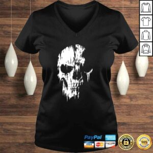 Funny Tattered Skull Shirt