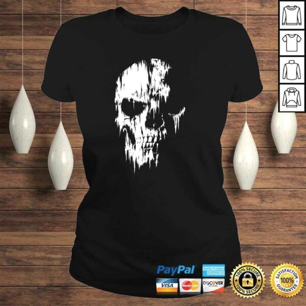 Funny Tattered Skull Shirt
