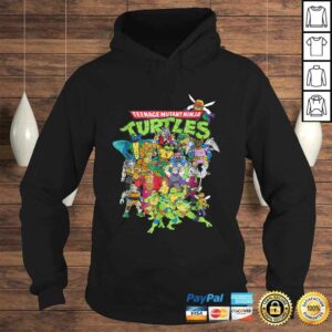Funny Teenage Mutant Ninja Turtles Large Character Group Shirt 4