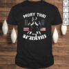 Funny Thailand American Flag Muay Thai Thai Boxing Shirt