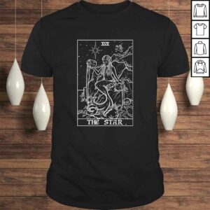 Funny The Star Tarot Card Halloween Mermaid Gothic Witch Clothing TShirt Funny The Star Tarot Card Halloween Mermaid Gothic Witch Clothing TShirt