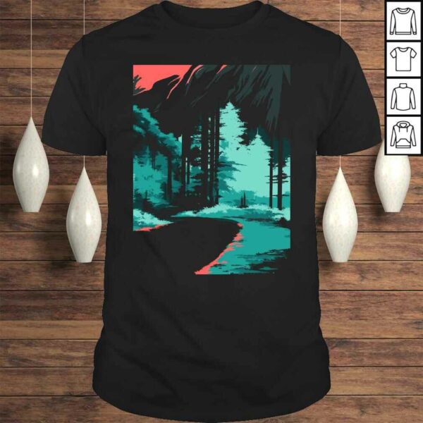 Funny Twin Peaks Classic Tonal Color Pop Poster SweaV-Neck T-Shirt