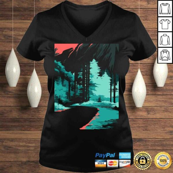 Funny Twin Peaks Classic Tonal Color Pop Poster SweaV-Neck T-Shirt